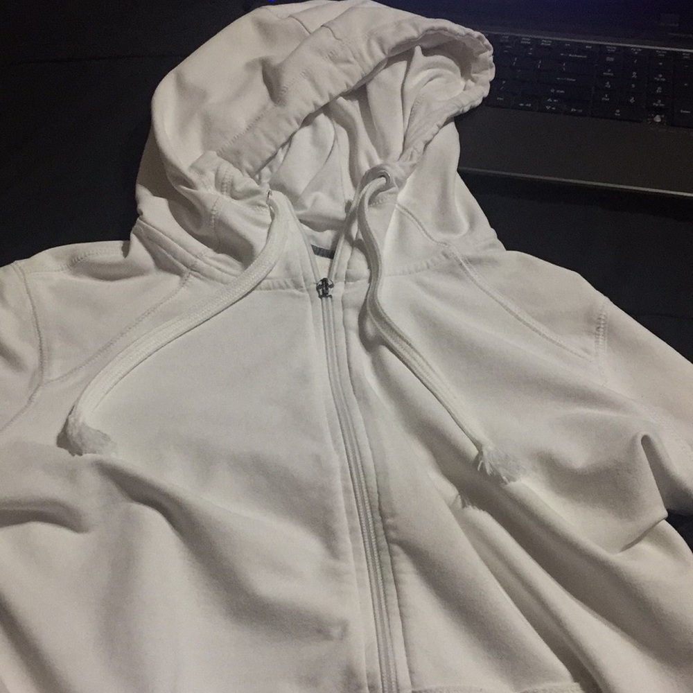 White stylish hoodie